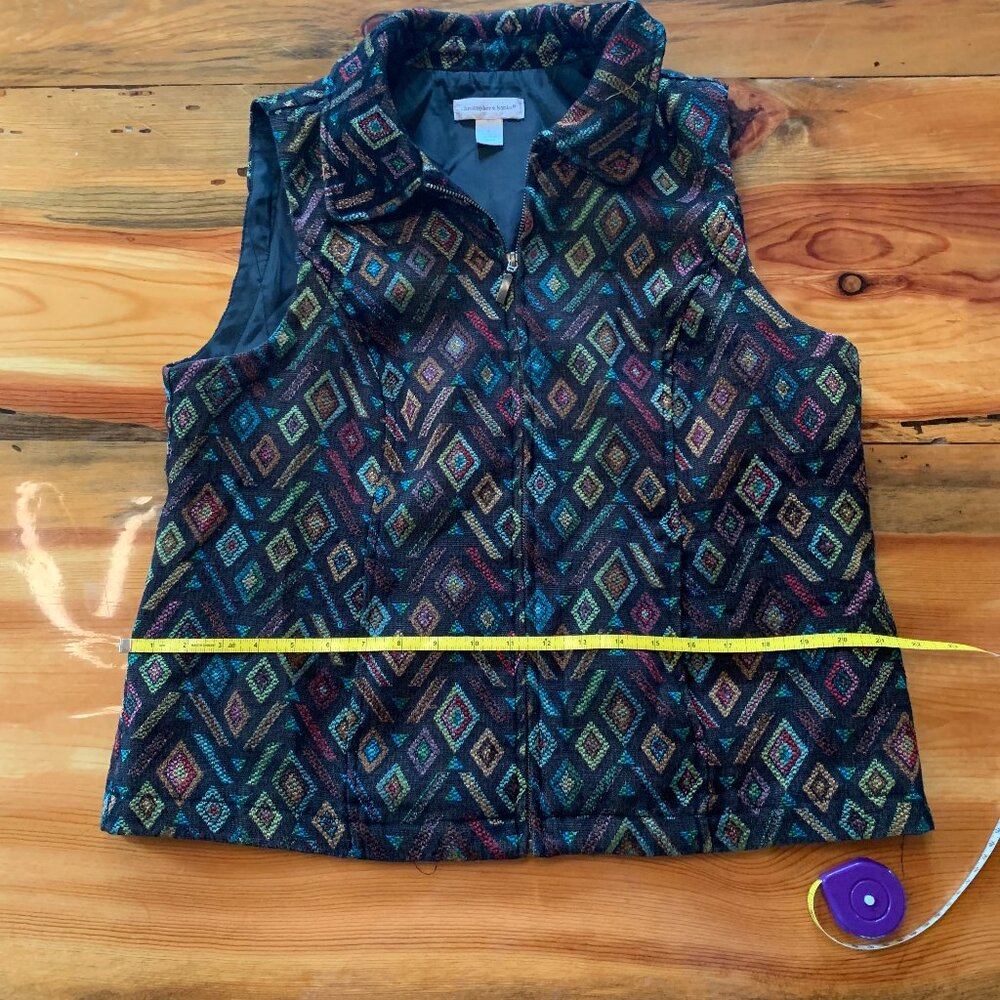 Christopher & Banks Tapestry Vest
